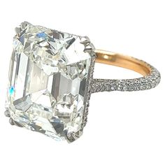 an old mine cut diamond ring