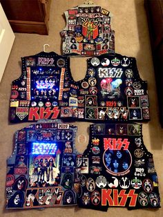 Kiss Band Outfits, Kiss Merchandise, Battle Jackets, Battle Vest, Dungeon Crawler, Rock And Roll Girl, Kiss Concert, Band Jacket