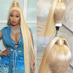 Brand: Allove Hair Hair color: 613 blonde color Material: 100% human hair Density: 150%/180% Hair Type: HD Transparent Lace Frontal Wig Texture: Straight Hair Lace Front Wig Lace design: 13x4/13x6/360 Lace Front Wigs Length: 10-32 inch are avialbale Can Be Dyed: Yes Available people: Everyone Cap Size: Average Size (Head circumference: 54cm-58cm) Feature: Slight bleached knots, Pre plucked, natural hairline, Glueless, Baby Hair Around Processing time: Usually Ship The Order Within 24 Hours After 360 Lace Frontal Wig 613, 613 Wig, Overnight Hairstyles, Natural Looking Wigs, Wig Straight, 613 Blonde, Remy Human Hair Wigs, Wig Lace, 360 Lace Wig