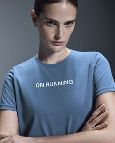 For running and rest. With a soft cotton-like feel – for powerful performance and comfort. Don’t let the luxurious cotton-like feel fool you. Made with recycled polyester, which wicks away moisture, the On Run-T is thoughtfully created to keep you cool and dry during your run. There's no need to compromise – the On Run-T balances total comfort with high performance. To make your next run one to remember. Features an On running graphic, so you can affirm your On love. It also looks pretty cool. A Running Graphic, Travel Hiking, Cooler Look, On Running, Road Running, Keep Your Cool, Wicks, Pretty Cool, How To Look Pretty