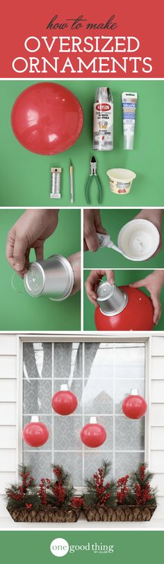 the steps to make a christmas wreath out of paper plates and plastic cups are shown