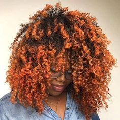 Hair Dye Ideas Orange, Brown Hair Orange Tips, Hair Color Ideas Orange, Orange Hair Ideas, Orange Hair Color Ideas, Orange To Blonde Hair, Orange Hair Color, Pink Haircut, Pumpkin Spice Hair