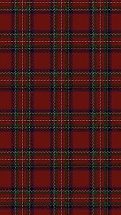 a red and black tartan plaid pattern