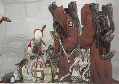 Warhammer 40k Mechanicus, Skitarii Art, Warhammer 40k Adeptus Mechanicus, 40k Adeptus Mechanicus, 40k Mechanicus, Alien Character, Arte Robot