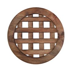 Lattice Charger - Greenhouse Home Wooden Lattice, Wooden Chargers, Wood Chargers, Iron Accents, Dining Plates, Park Designs, Charger Plate, Tabletop Accessories, Lattice Design