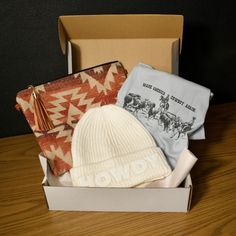 This gift set includes everything pictured: Graphic T shirt Howdy Beanie Crossbody Bag John 15 5, Western Babies, Christmas Gift Sets, Gift Card Shop, Steel Jewelry, Shirt Accessories, Stainless Steel Jewelry, Jewelry Bags, Shoe Sale