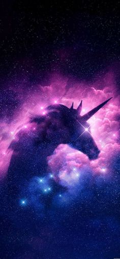 an image of a unicorn in the sky