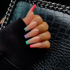 Nagellack Trends, Cute Acrylic Nail Designs, Coffin Nails Long, Summer Acrylic Nails, Fire Nails, Coffin Nails Designs, Dope Nails, Matte Nails