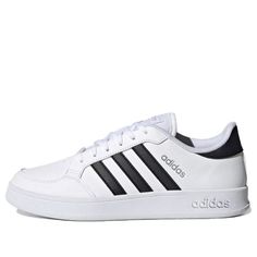 Adidas Black And White, White Sneakers Adidas, Black And White Adidas, Adidas White, Adidas Shoes White, Adidas Breaknet, White Adidas Shoes, White Adidas Skate Shoes For Skateboarding, White Adidas Sporty Skate Shoes