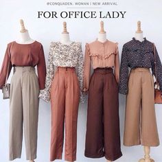 Women's Office, Work Clothing, Casual Day Outfits, Classy Work Outfits, Classy Casual Outfits, Stylish Work Outfits, Easy Trendy Outfits, Fashion Attire