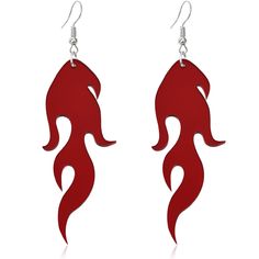 PRICES MAY VARY. ⭐ ⭐⭐⭐⭐Please note that the earrings all come with a protective clear plastic. Once you receive earrings please peel off. Thanks for understanding.⭐ 🔥Design Inspiration🔥 We designed a red flame, it is the symbolic of illumination and enlightenment, spirituality and warm. Hope you can feel warm and the power of life by this flame fire Earrings. 🔥MATERIAL 🔥Flame earrings are made of high quality acrylic. it's durable, highly polished,Hypoallergenic, It is not allergy for your s Flame Earrings, Fire Earrings, Earrings Funny, Earrings Punk, Purple Flame, Fire Element, Plastic Earrings, Halloween Fancy Dress, Purple Earrings