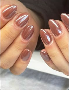 Fall Transitional Nails, Glitter Brown Nails, Glitter Gradient Nails, Nails Inspired, Pink Glitter Nails, Spring Nail Designs, Subtle Nails, Pearl Nails, Spring Nail