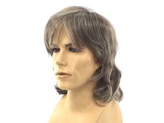 "Custom designed Deluxe Quality \"1970's Shaggy-Surf Dude\" character theatrical costume wig. Production Type: Custom  Color: Dirty Blond Material: WIG - Deluxe Synthetic Wig Fiber Cap Size: 22\" One Size Fits Most Comfort Stretch Cap with Adjustable Sizing Straps Condition: NEW - no styling needed, just brush n go etsy Price: $35 USA Based Seller" Mens Halloween Costume, Mens Halloween, Character Costume, Wig Caps, Mens Halloween Costumes, Costume Wigs, Costume Cosplay, Synthetic Wig, Cosplay Wig