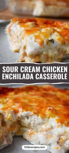 this is an image of chicken enchilada