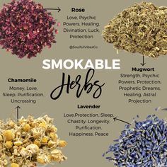 Smokeable Herbs, Smokable Herbs, Witchy Spells, Spiritual Shop, Magic Herbs, Magical Herbs