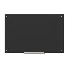 a black board with metal trims on it