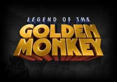 the golden monkey logo for legend of time, which is on display at an event