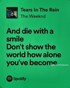 Tears In The Rain, Kiss Land, Please Dont Leave Me, Ice King, Bettering Myself, Alter Ego