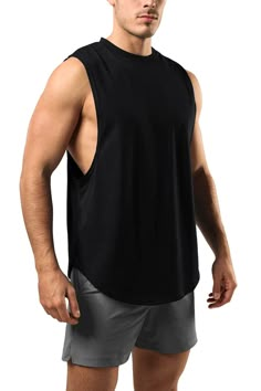 Please make sure your checked our size instruction first!!!    Men Plain Sleeveless Gym Sport Tank Top Loose Fitness Muscle T Shirt Vest Blouse Normally it will be made in 3 days and arrive in 10-20 days.   if there is any confuse, please feel free to contact us anytime. Men's Tank Top, Gym Vests For Men, Muscle Shirt Outfit Men, Sleeveless Top Outfit Men, Sleeveless Shirt Outfit Men, Tank Top Outfits Men, Active Wear Men, Mens Gym Outfits, Gym Fits Men