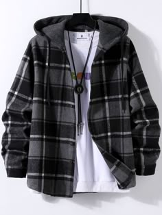 Winter 2023 Fashion Trends, New York Winter Fashion, 2023 Fashion Trends, Minimalist Fashion Men, Stylish Hoodies, Mens Casual Dress Outfits, Guys Clothing Styles, Flannel Jacket