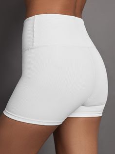 Ribbed Shortie - White – Carbon38 Summer Necessities, Indoor Workout, Carbon 38, Stella Mccartney Adidas, Wrap Sweater, Ribbed Fabric, Double Knitting, Elegant Style, Color Trends