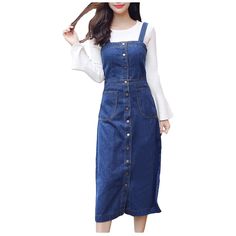 Adopt an elegant and retro look with our women's dungaree dress




 Transform your wardrobe with our women 's denim dungaree dress , the perfect embodiment of modernized vintage style. This unique piece combines retro charm with a contemporary touch. It offers you a chic and relaxed look with ease.

 The denim design of these women 's overalls is sturdy and versatile, suitable for all seasons. Its flattering cut highlights your figure while offering you optimal comfort. You will feel comfortable all day long, whether you wear it to the office, on a casual outing, or even for brunch with friends.

 Details of the Women's Jean Overall Dress



 Vintage style

 Material: denim

 Decorations: buttons

 Size: M - 3XL




 Pattern: plain

 Limited quantity

 Free shipping




 Size chart Jeans Dresses For Women, Denim Dungaree Dress, Jean Overall Dress, Womens Denim Overalls, Denim Jeans Outfit, Denim Pinafore Dress, Denim Pinafore, Dungaree Dress, Denim Decor