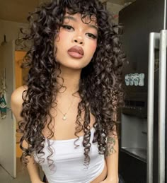 Really Curly Hair, Haircut And Color, Pretty Hair, Hair Inspo Color