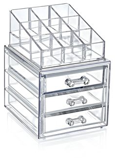 Clear Acrylic Cosmetic Makeup Organizer, 3 Drawers Storage Makeup Stand Large Capacity Easily Organize Your Cosmetics Brushes, Jewelry and More, Transparent Design for Easy Visibility. Product Details Specific Uses For Product: Jewelry,Makeup Organizer,Cosmetic,Bathroom Material: Plastic Special Feature: Waterproof Color: Clear,Transparent Brand: Moyes Home Package Type: Standard Packaging Number of Items: 1 UPC Manufacturer: Boxup Specific Uses For Product: ‎Jewelry,Makeup Organizer,Cosmetic,Bathroom Material: ‎Plastic Special Feature: ‎Waterproof Color: ‎Clear,Transparent Brand: ‎Moyes Home Package Type: ‎Standard Packaging Number of Items: ‎1 UPC: ‎798911391910 Manufacturer: ‎Boxup Item Weight: ‎1.52 pounds Package Dimensions: ‎6.81 x 6.14 x 5 inches Style: ‎3 Drawers Organizer Set Spec Make Up Containers, Clear Container Organization, Makeup Stand, 3 Drawer Storage, Makeup Holder, Clear Container, It Cosmetics Brushes, Drawer Organizers, Container Organization