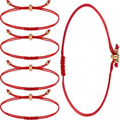 PRICES MAY VARY. Package contents: you will receive a plenty of 7 knots kabbalah protection red cords,sufficient quantity are provided for you to wear or send to your friends and families, nice accessories for New Year, Christmas, Mother's Day, birthday, Valentine's Day and more festivals and important days 7 Knots bracelet: each bracelet is featured with 7 knots in vibrant red color, and designed with pull knots on both sides to adjust the size as your desire, so it's very easy to wear, it will Red Rope, Knot Bracelet, Cord Bracelet, Cord Bracelets, Bracelet For Women, Nature Prints, Vibrant Red, Handmade Bracelets, Womens Jewelry Bracelets