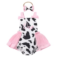 PRICES MAY VARY. First Birthday Outfit Girl: 2PCS newborn toddler baby girls first birthday outfits, girl cake smash outfit set includes farm cow romper tutu dress and bowknots headband, If you want to throw a 1st half birthday party for your daughter, our farm cow birthday cake smash outfit photo props party supply costume will be a nice choice for you. elaborate cow print, great as cow 1st birthday outfit, baby girls farm animals cow 1st birthday outfit sleeveless cow print Romper clothes set Cow Print Cookies Pink, One Year Old Cowgirl Outfit, One Year Old Cow Birthday Party, Cow Theme First Birthday Girl, First Birthday Cow Theme, Cow Theme First Birthday, Cow 1st Birthday Girl, Cow First Birthday Girl, Holy Cow Costume