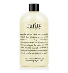 Philosophy purity facewash from $10 | Woo, I have found my 'Holy Grail' facewash! Simple Cleanser, Philosophy Products, Philosophy Purity, Best Facial Cleanser, Best Face Wash, Acne Cleansers, Facial Cleansers, Skin Cleanser Products, Best Face Products