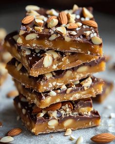 Indulge in crunchy Almond Toffee Bites, perfect for a sweet treat! Easy to make with buttery toffee and roasted almonds. #Dessert #SweetSnacks #Almond #EasyRecipes #Toffee Almond Toffee Bars, Almond Toffee Recipe, Chocolate Almond Toffee, Almond Bark Recipes, Toffee Bites, Walnut Cookie Recipes, Holiday Treats Recipes, Almond Toffee