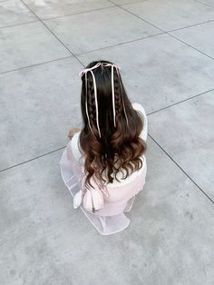 Cute Hairstyles For School Photo Day, Hairstyles For Photo Day At School, Cute Prom Hairstyles, Cute Hairstyles For School, Blooming Tea, Y2k Hairstyles, Heatless Hairstyles, Hair Pictures