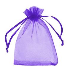 a purple organ bag on a white background