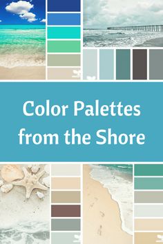 color palettes from the shore