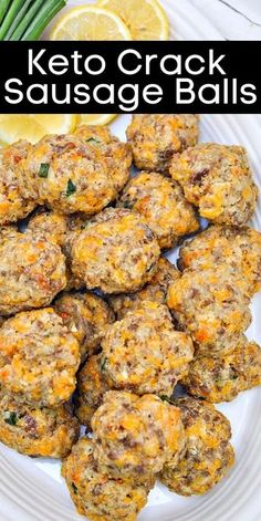 Keto Sausage Recipe, Ground Sausage Recipes, Sausage Bites, Sausage Appetizers, Sausage Balls Recipe, Keto Sausage, Sausage Balls, Low Carb Appetizers