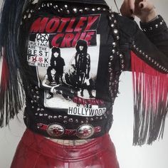 Motley Crue Outfit Women, 80s Glam Rock Fashion Women, 80s Punk Fashion Women 1980s Style, Motley Crue Inspired Outfit, Motley Crue Costume, Motley Crue Outfit, Punk Rock Aesthetic Outfits, 80 Rock Outfits Women, Rock Outfits For Women