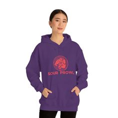 Sour Prowl Hoodie $31.66 https://www.etsy.com/listing/1399505455/sour-prowl-hoodie?click_key=344df54dd6bd9ec8afed7acca6e043ce47c87dc3%3A1399505455&click_sum=77c3c029&ref=shop_home_feat_2 Sweatshirts Quotes, Movie Tees, Custom Fans, Trials And Tribulations, Cow Print, Twill Tape, Cold Day, Kangaroo Pocket, Hooded Sweatshirt