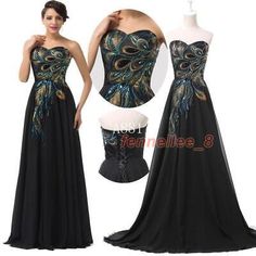 Great Shopping Women's Embroidered Peacock Dress Masquerade Party Evening Prom Bridesmaid Gowns, Women's clothing Peacock Masquerade, Dress Masquerade, Embroidered Peacock, Peacock Dress, Bridesmaid Gowns, Masquerade Party, Bridesmaid Gown, Top Seller, Women's Dresses