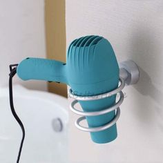 Hair Dryer Storage, Wall Mounted Hair Dryer, Hair Blower, Salon Hair Dryer, Hair Dryer Holder, Blow Dryer, Wall Organization, Brush Holder, Storage Organizer