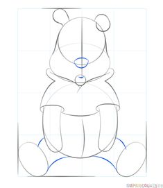 how to draw a teddy bear