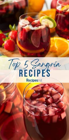 several glasses of sangria drinks Red Sangria Recipes Easy, Summer Drinks Easy, Sweet Sangria Recipe, Best Sangria Recipe, Summer Sangria Recipes, Homemade Sangria, Refreshing Recipes, Pork Spices, Red Sangria Recipes