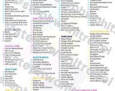 Ultimate Cruise Packing List - Etsy Iron Rich Foods List, Disney Costumes For Kids, Book Socks, Eyebrow Makeup Tutorial, Travel Packing Checklist, Beach Packing, Foods With Iron, Ultimate Packing List, Packing List For Cruise