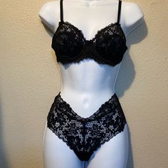 Adore Me Matching Panty & Bra Set Bra Size: 34b With Wire Lining Panty Size: Small Never Worn, Washed Once, Wrong Sizes Mesh Material On The Panty & Bra Bra And Under Set Matching, Cute Bras, Adore Me, Bra Panty, Bra And Panty Sets, Bras And Panties, Mesh Material, Bra Set, Shopping Hacks