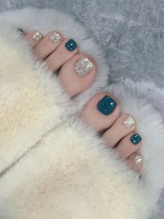 Blue  Collar   Plain Color Nails Embellished   Beauty Tools Fake Toenails, Unghie Nail Art, Manicure Tips, Nail Forms, Nail Jewelry, Toe Nail Designs, Clean Nails, Nailed It