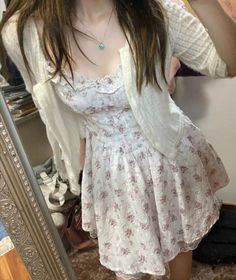 Milkmaid Mini Dress, Coquette Grunge, Friday 13th, Feminine Elegance, Date Outfits, Aesthetic Outfits, Pretty Dresses, Aesthetic Clothes