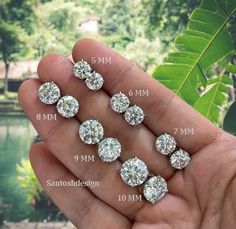 Welcome To SantoshDesign !! Diamond Stud Earring, Expensive Jewelry Luxury, Image Swag, Earring Handmade, Handmade Earring, Gemstone Stud Earrings, Moissanite Earrings, Expensive Jewelry, Earring Jewelry