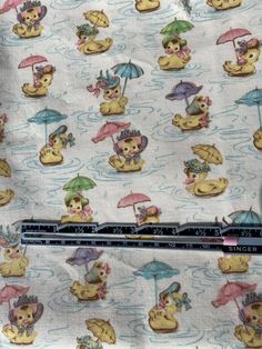 the fabric is very cute and has little animals on it