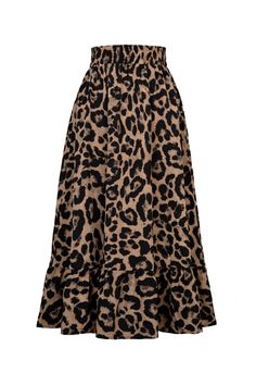 Fit: Regular fit. Detail: Leopard Print. Pleated. High waist. Material:?90-95%?Polyester. Care: Machine washes cold, tumble dry low. Color may be lighter or darker due to the different displays. Long Skirt Pattern, Chiffon Style, Tulle Long Skirt, Leopard Print Skirt, Skirts Midi High Waisted, High Waist Skirt, Chiffon Material, Gray Skirt, Brown Fashion