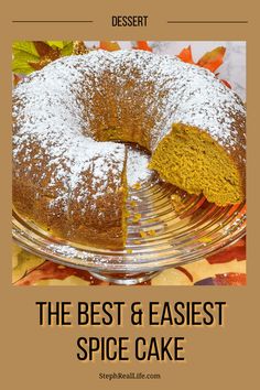 the best and easy spice cake recipe